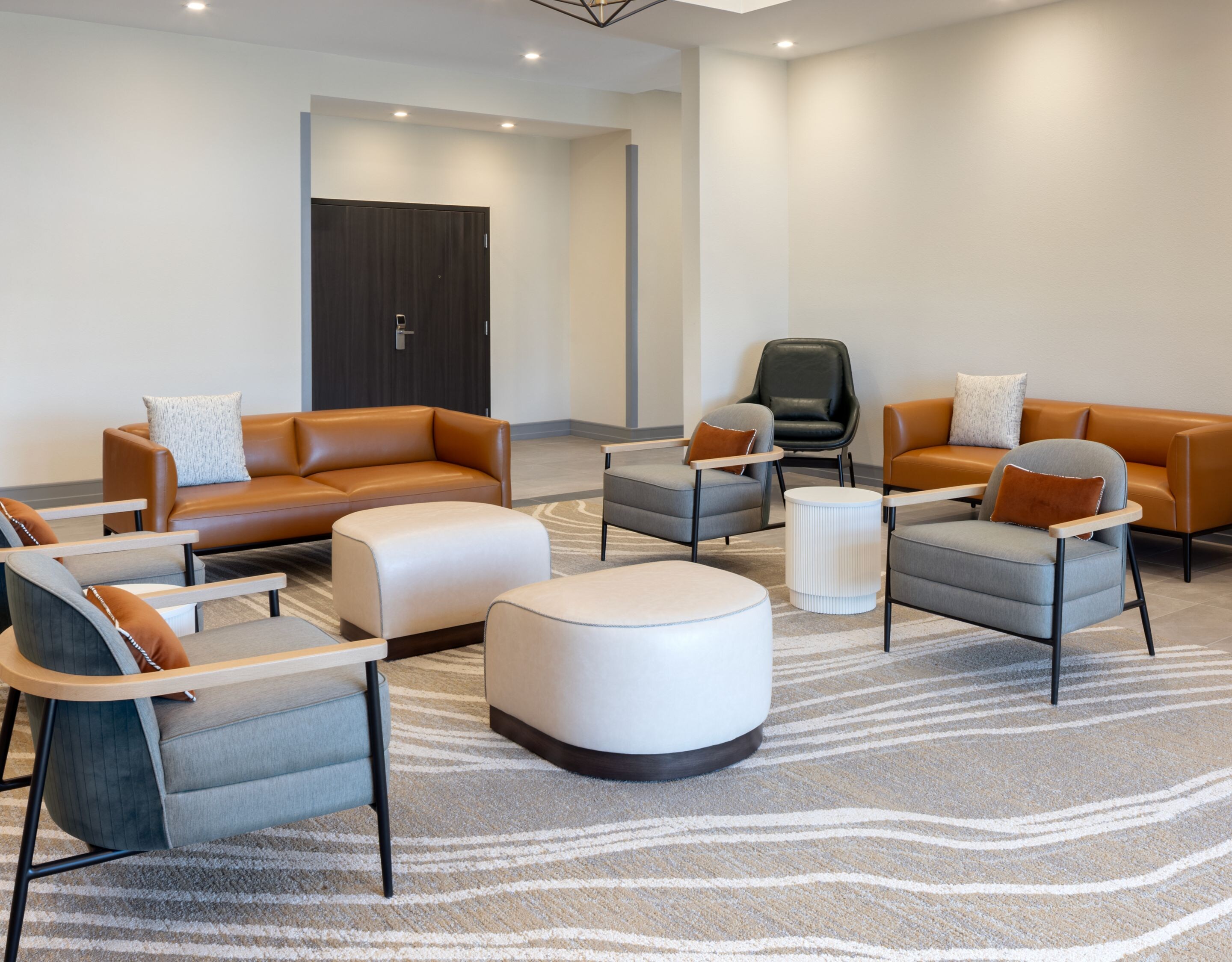 Pre-function seating space