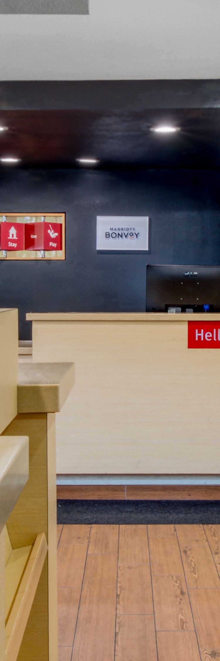 Lobby and front desk