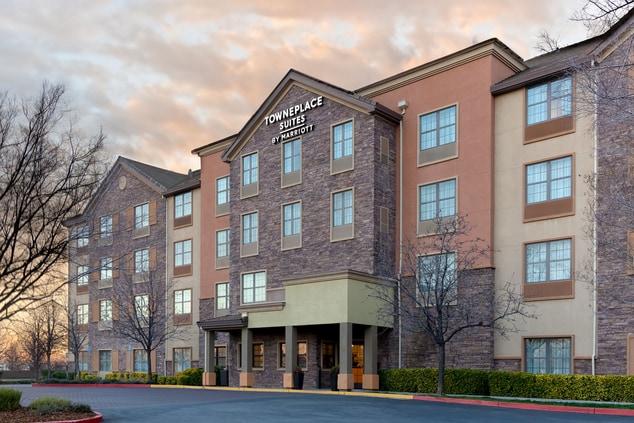 exterior of TownePlace Suites welcomes guests