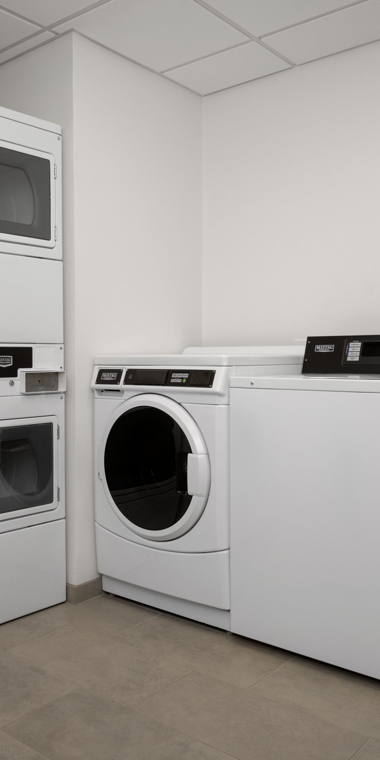 coin-operated washers and dryers