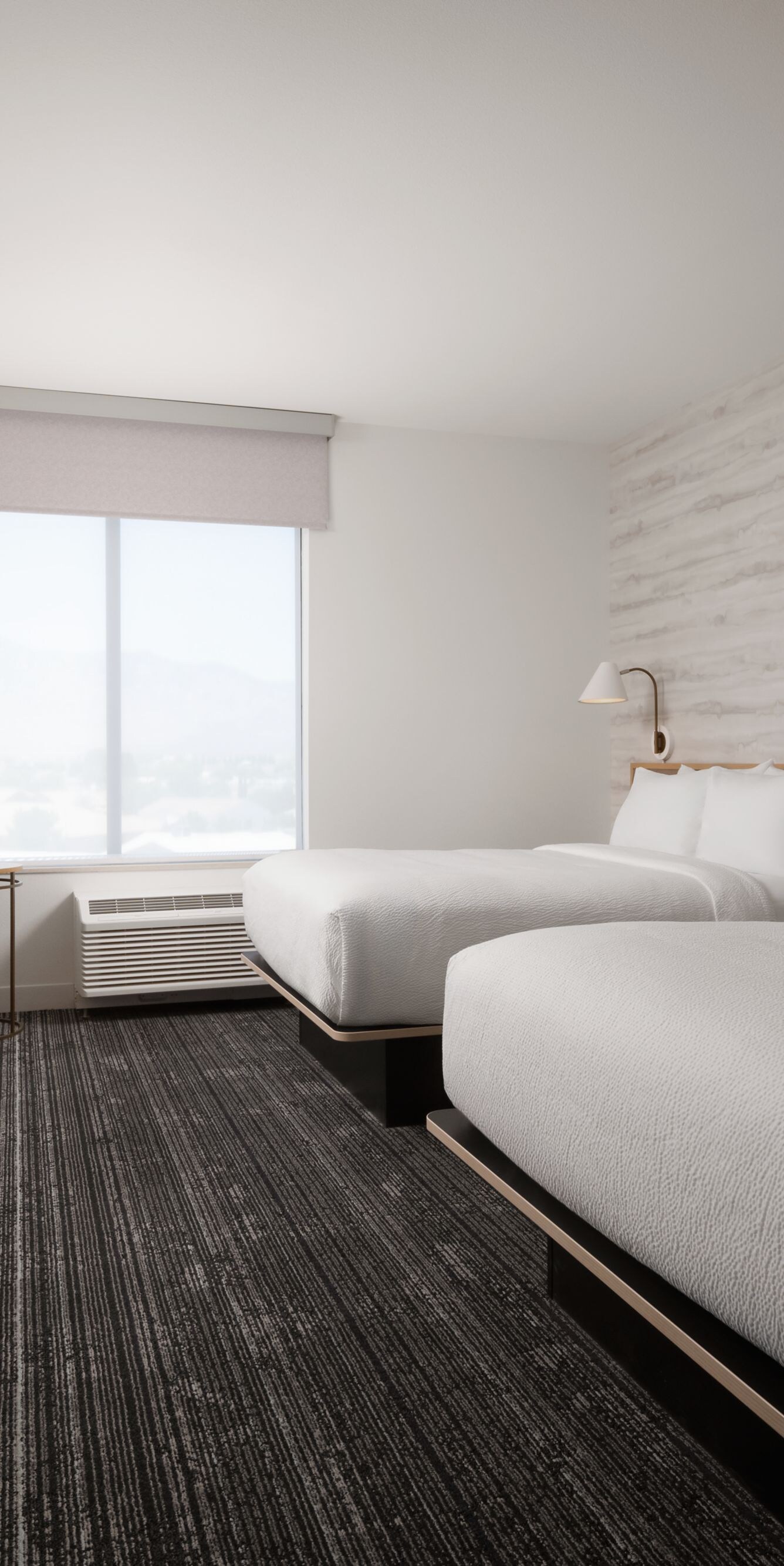 studio room with two queen beds