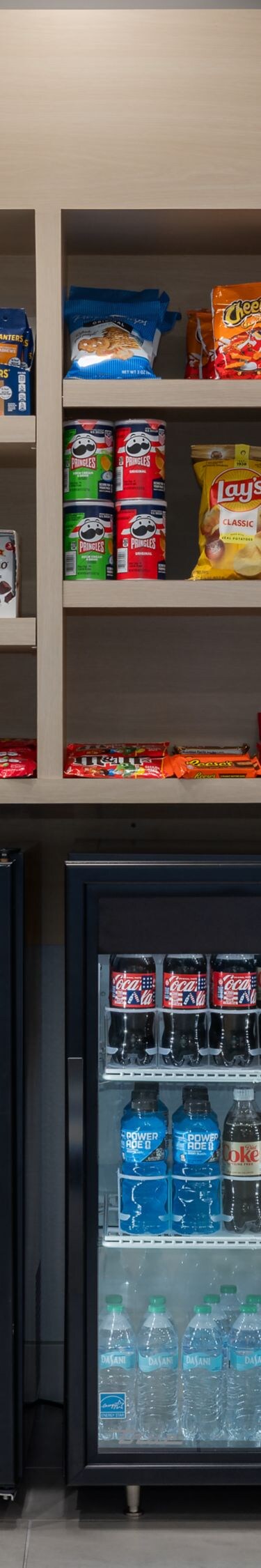 lobby marketplace with snacks, drinks and sundries