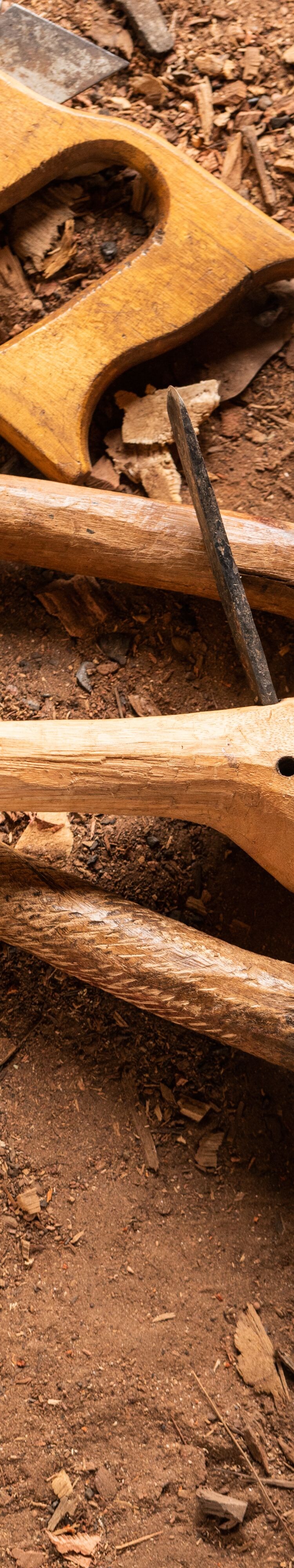 axe, saw, ground, wood 