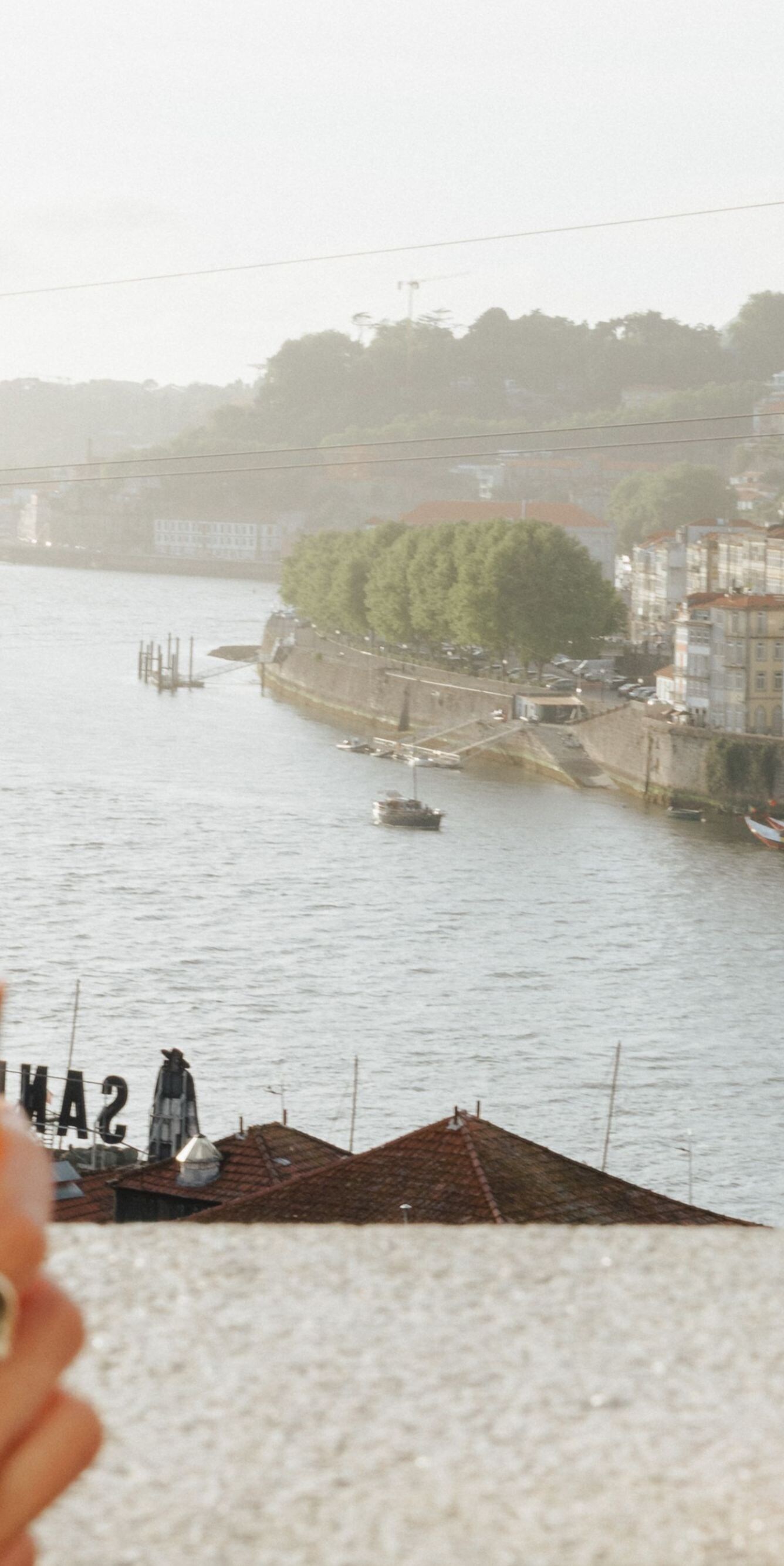 Cocktail overlooking the Douro River