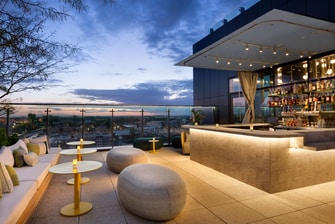 Top of The V Rooftop bar and view