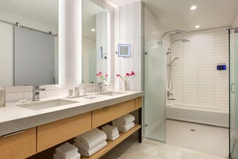 Premium Suite Bathroom with double sinks