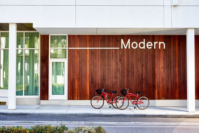 Exterior Entrance with Bikes