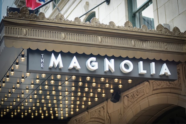 Historic Front Entrance Lights and Marquee for Mag