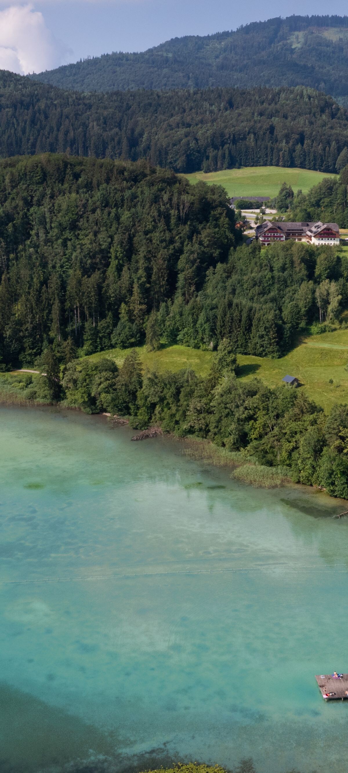 Nature Beach, Fuschlsee, Summer relaxation
