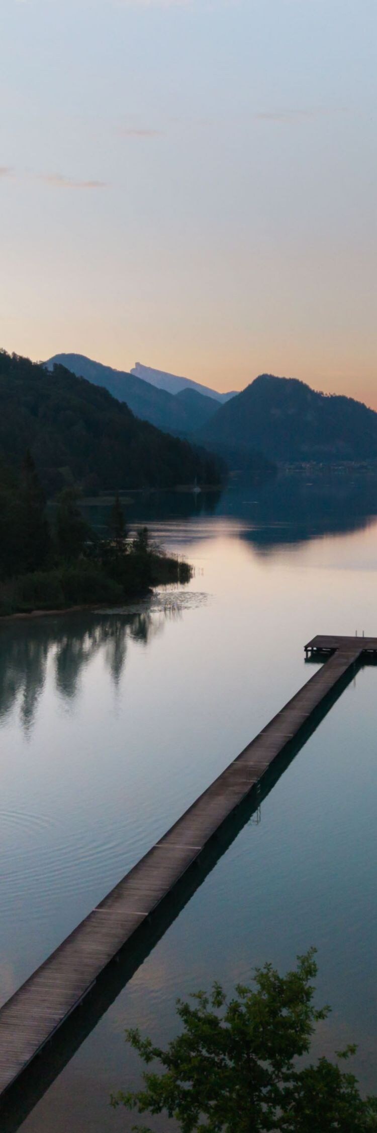 Morning  view of Fuschlsee