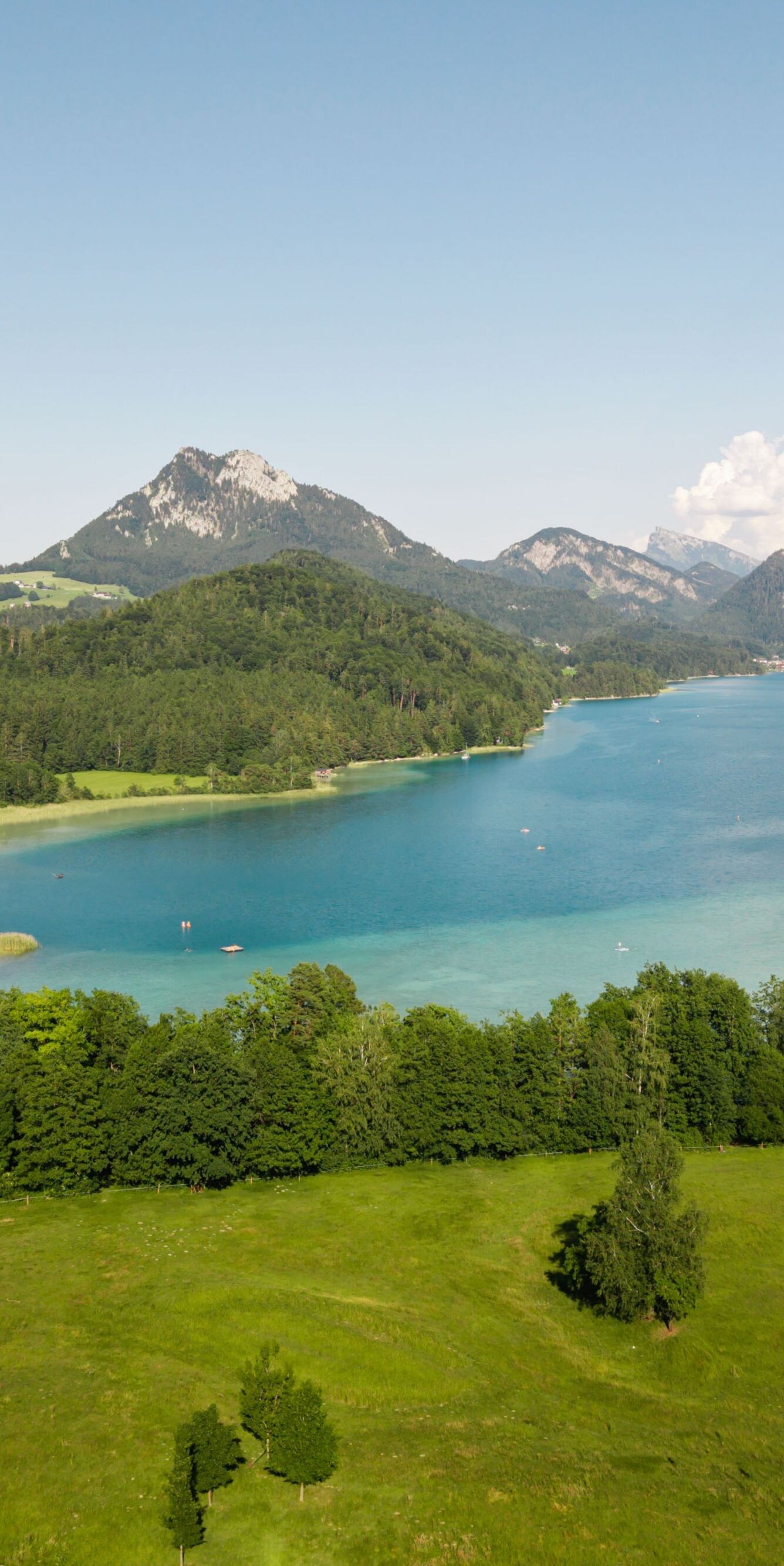 Morning  view of Fuschlsee