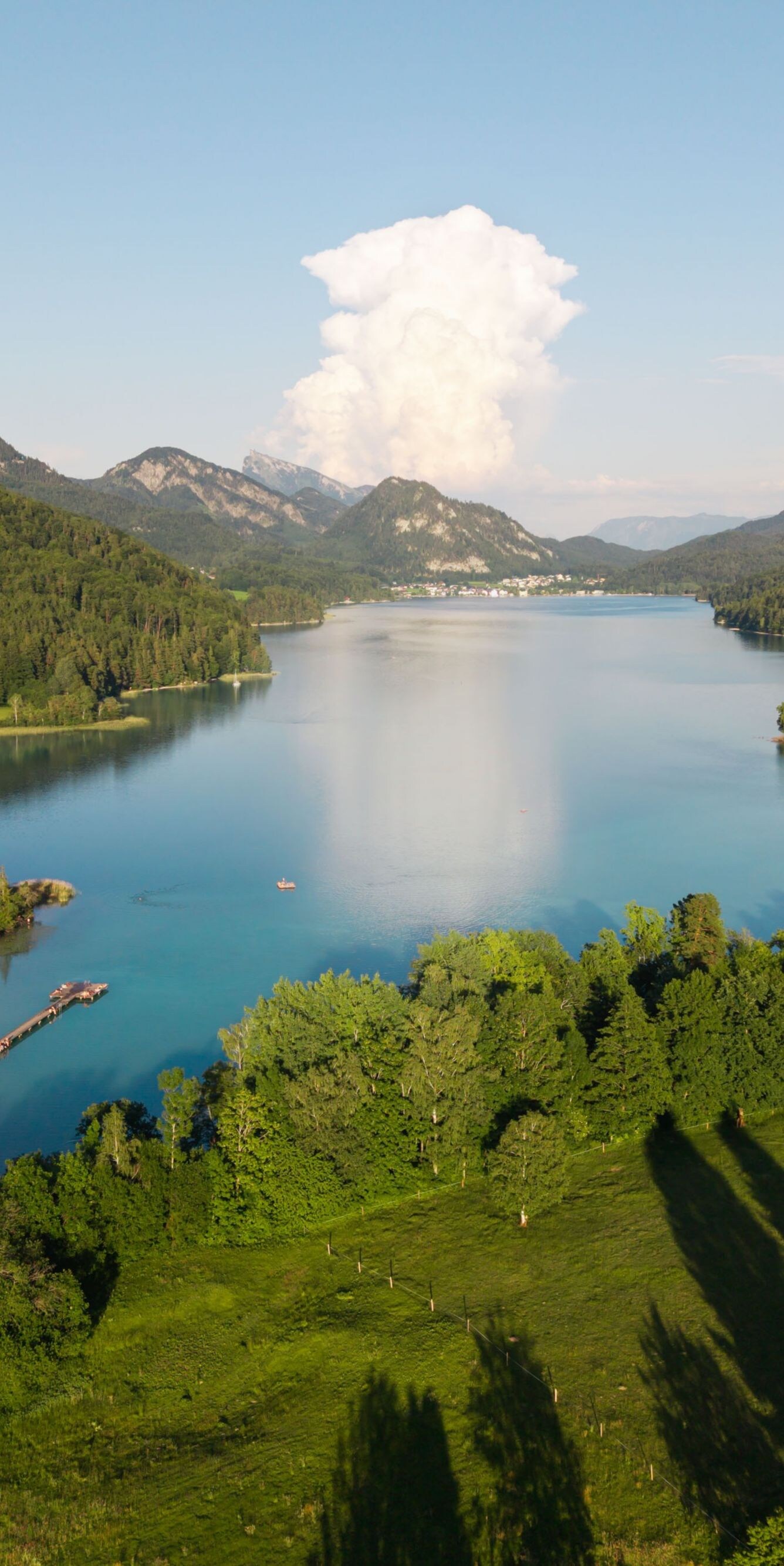 Morning  view of Fuschlsee
