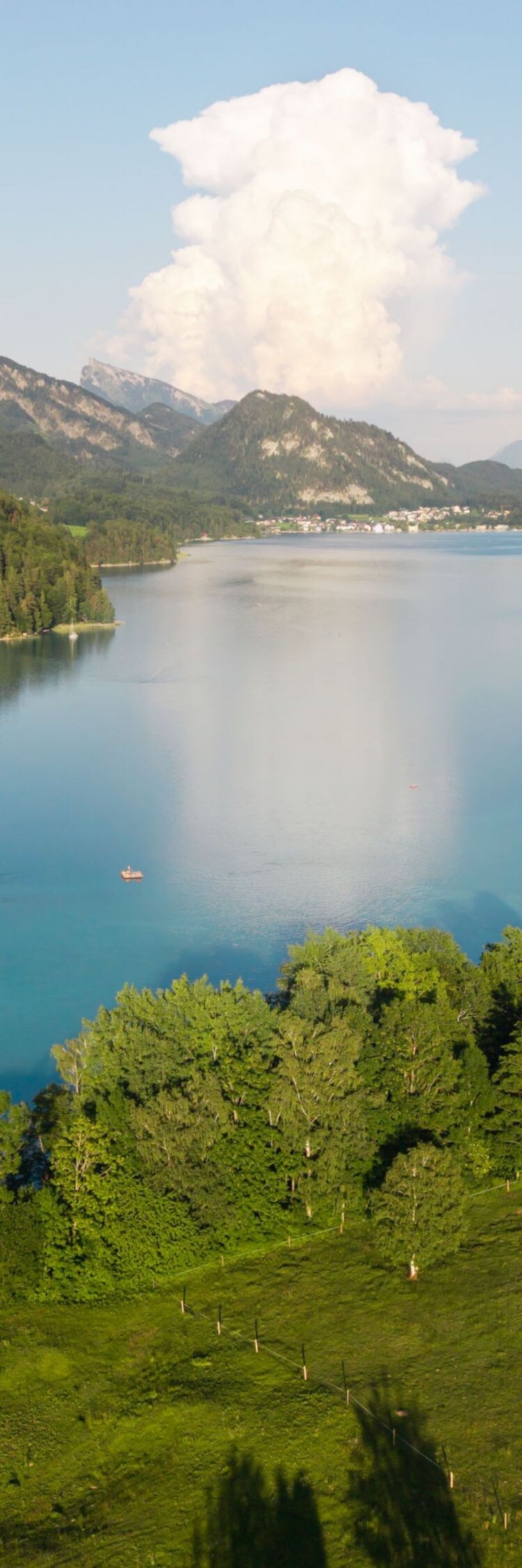 Morning  view of Fuschlsee