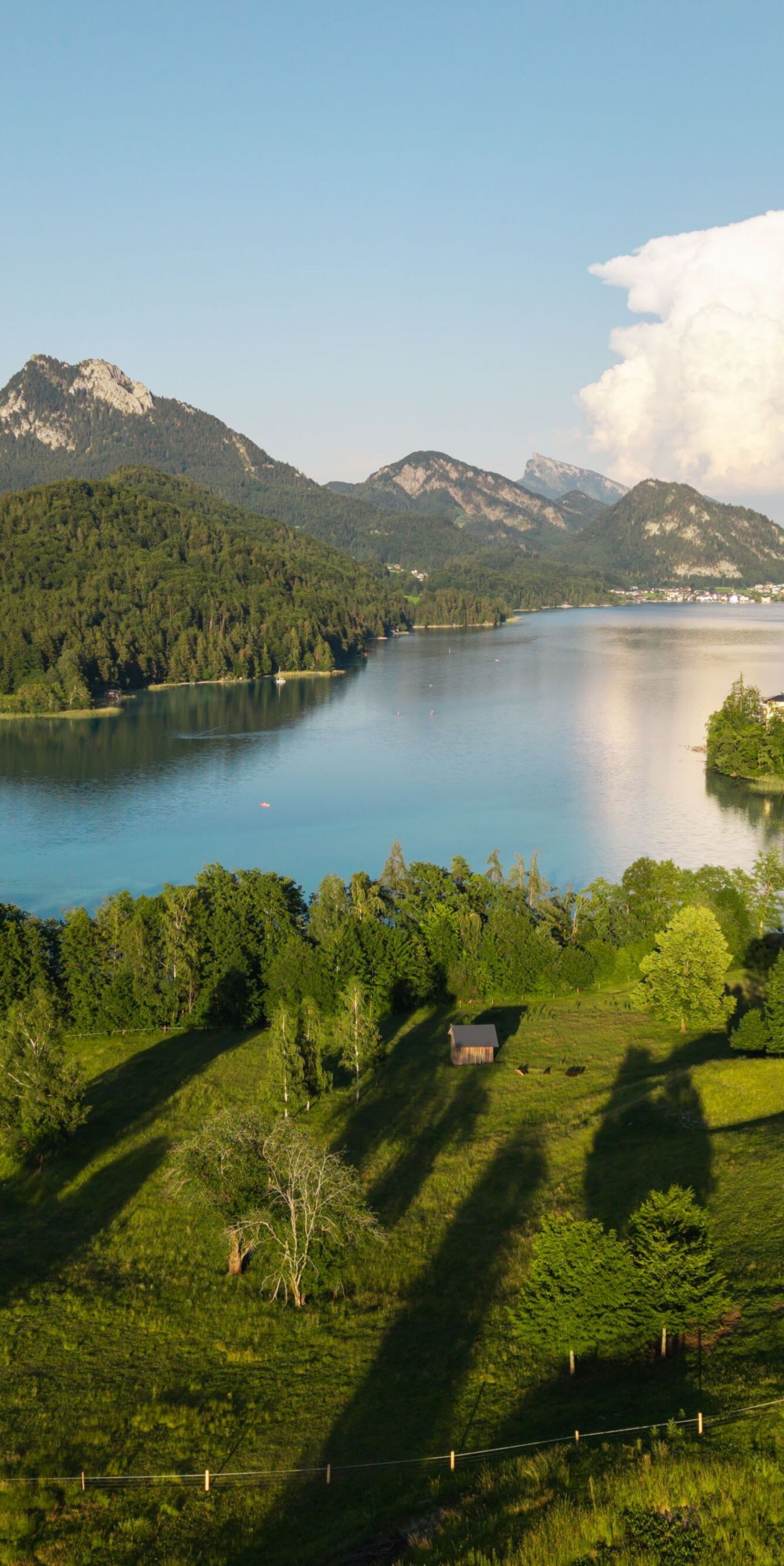 Morning  view of Fuschlsee