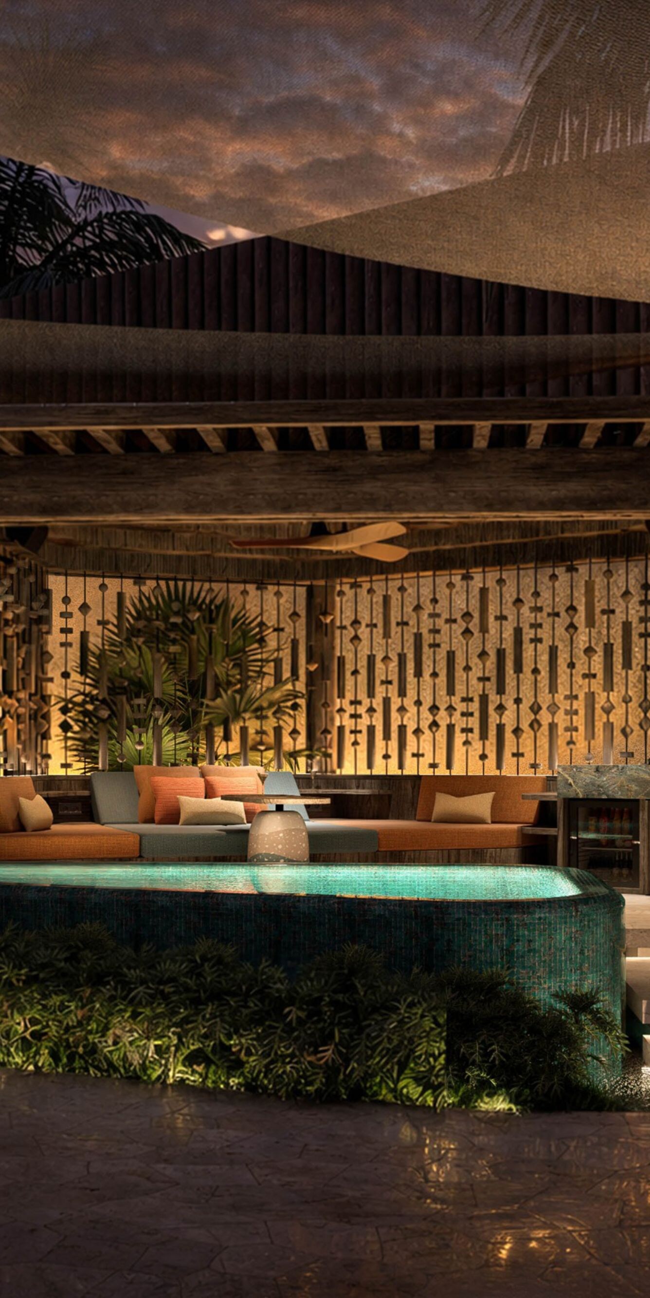 Alunê Pool Cabana with private jacuzzi