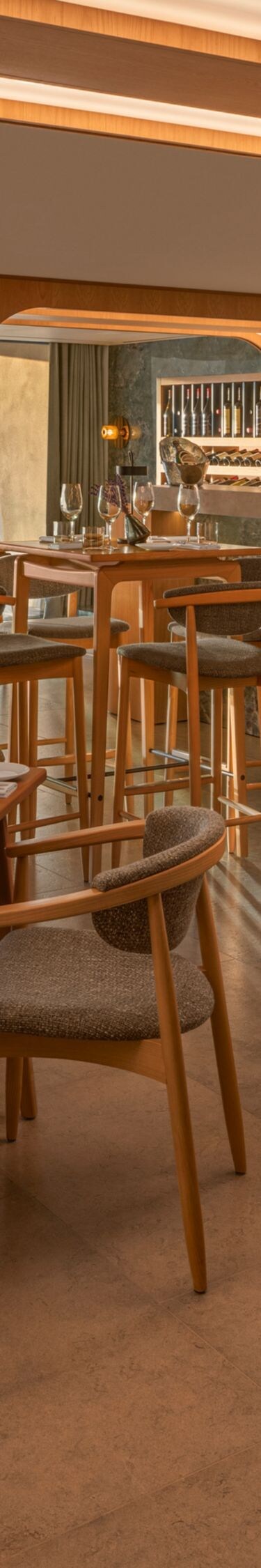 Vino restaurant interior setup