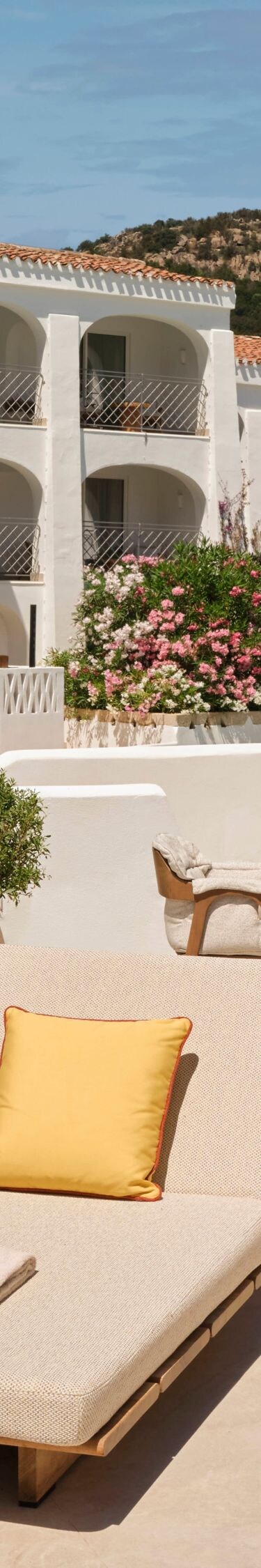 Terrazza della camera con attico