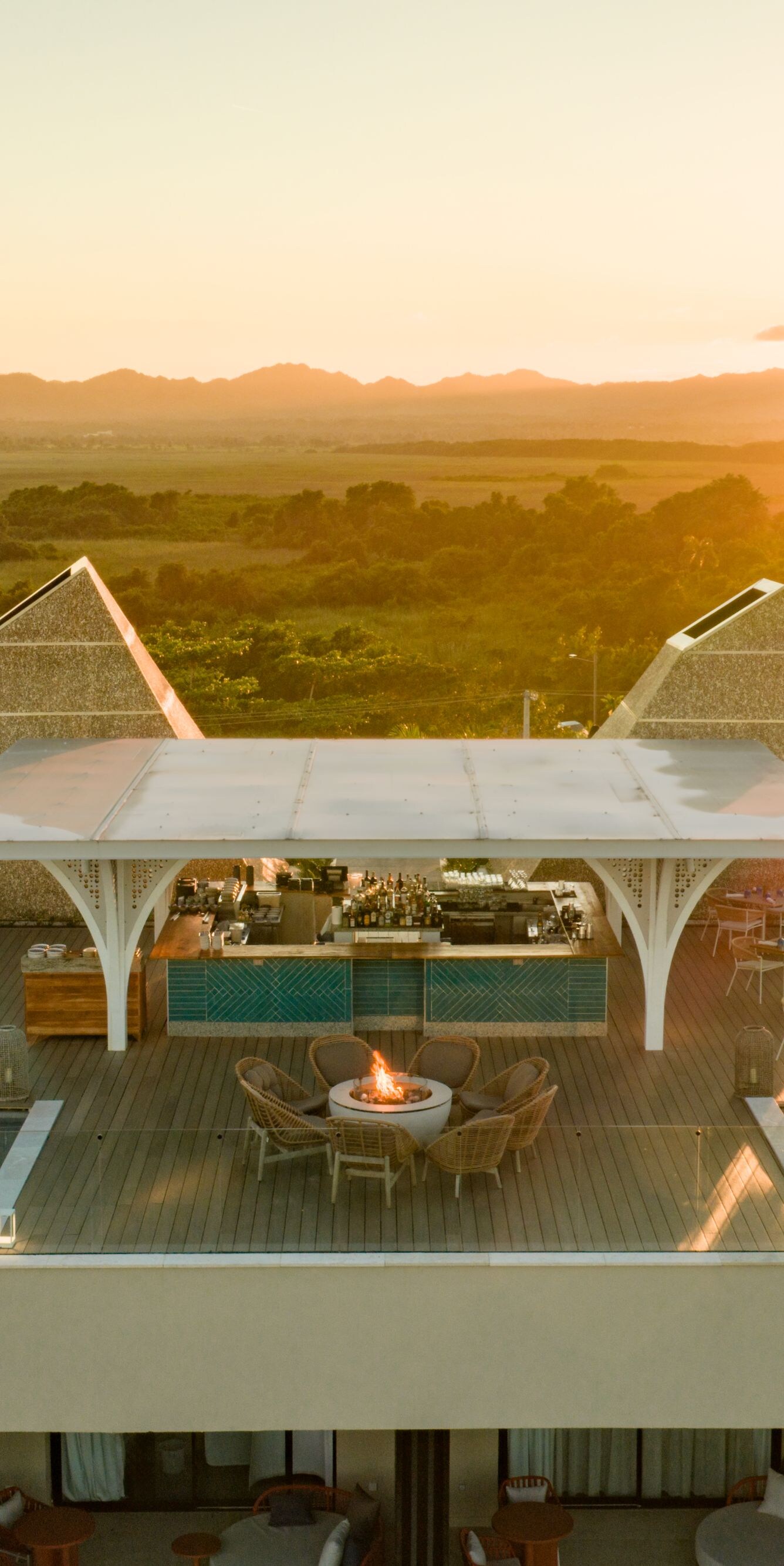 Eventos con vista directa al horizonte del océano