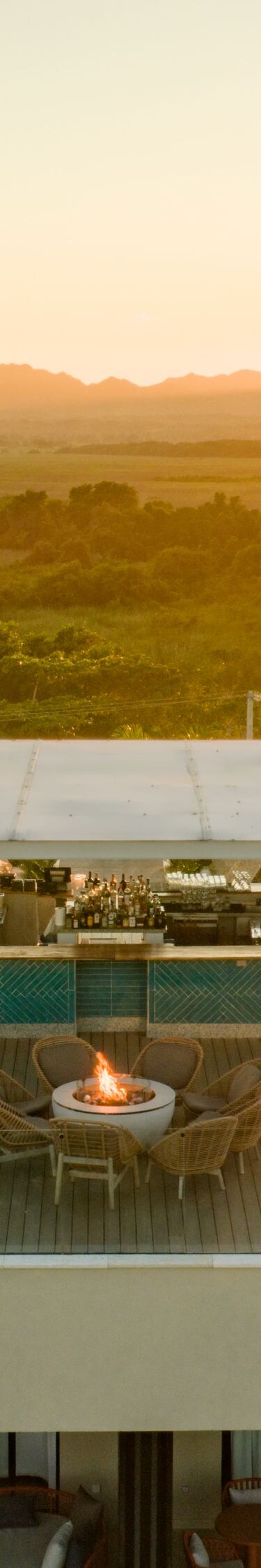 Eventos con vista directa al horizonte del océano