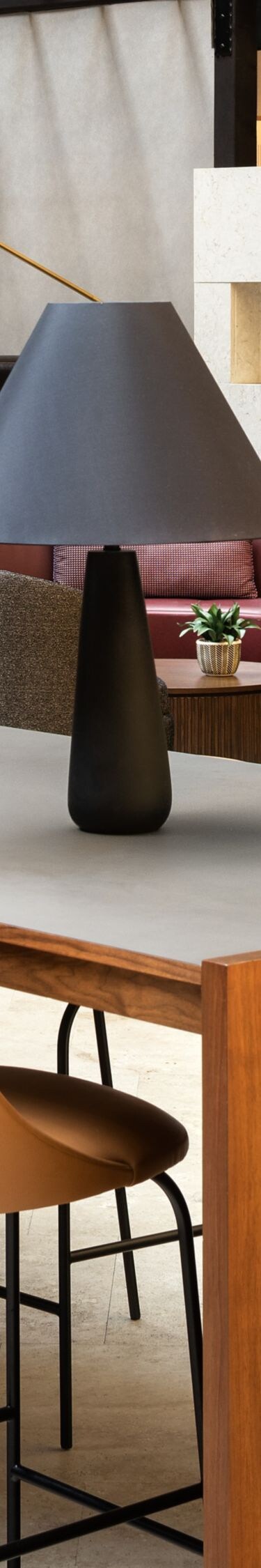 coworking space with fireplace