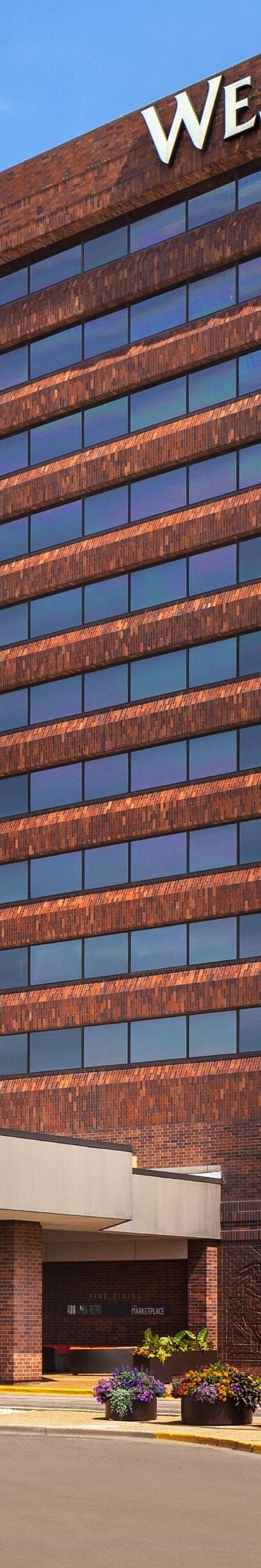 Hotel exterior in day time