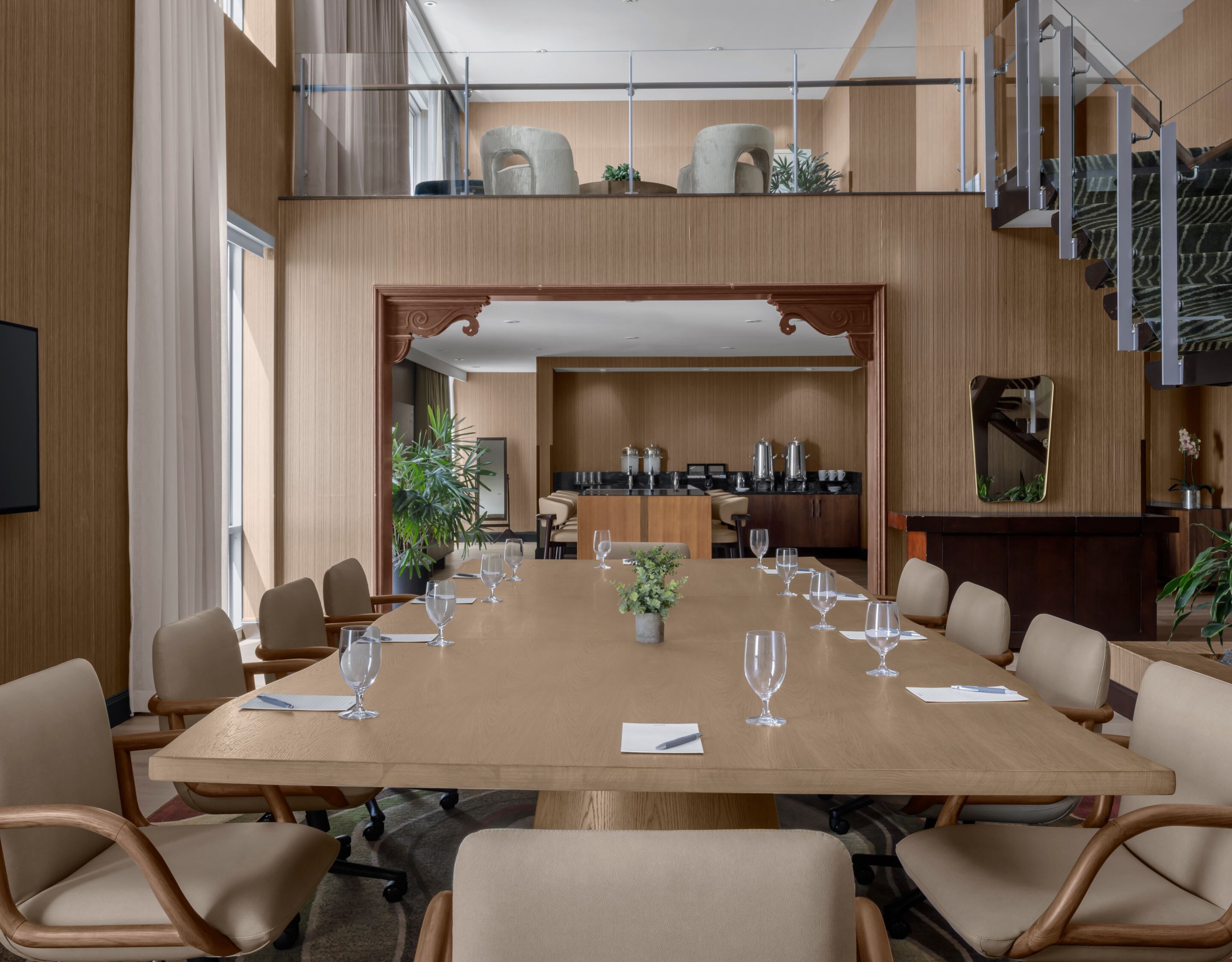 Modern meeting space in downtown Cleveland, OH