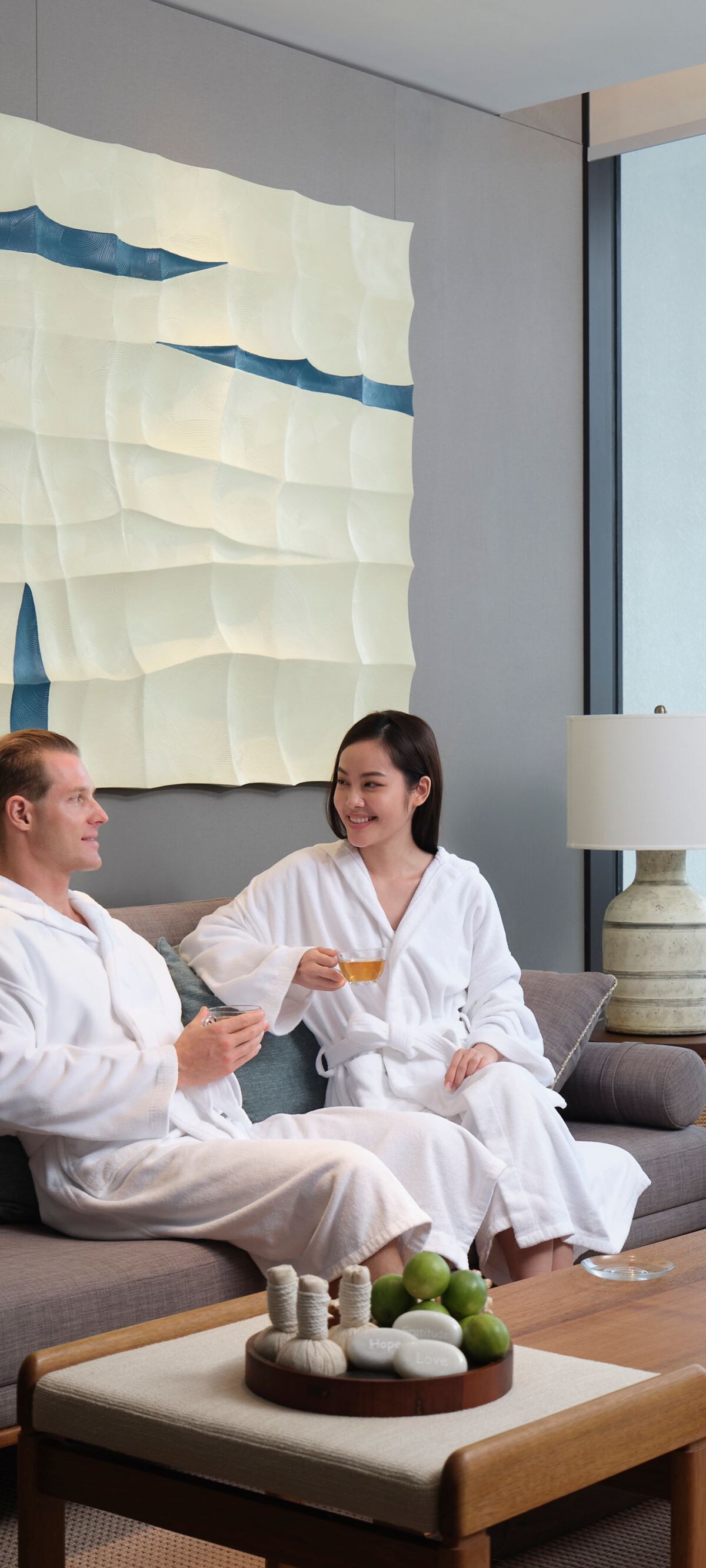 Spa waiting lounge