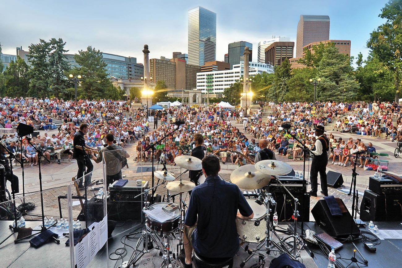 Civic Center Park Concert with live band