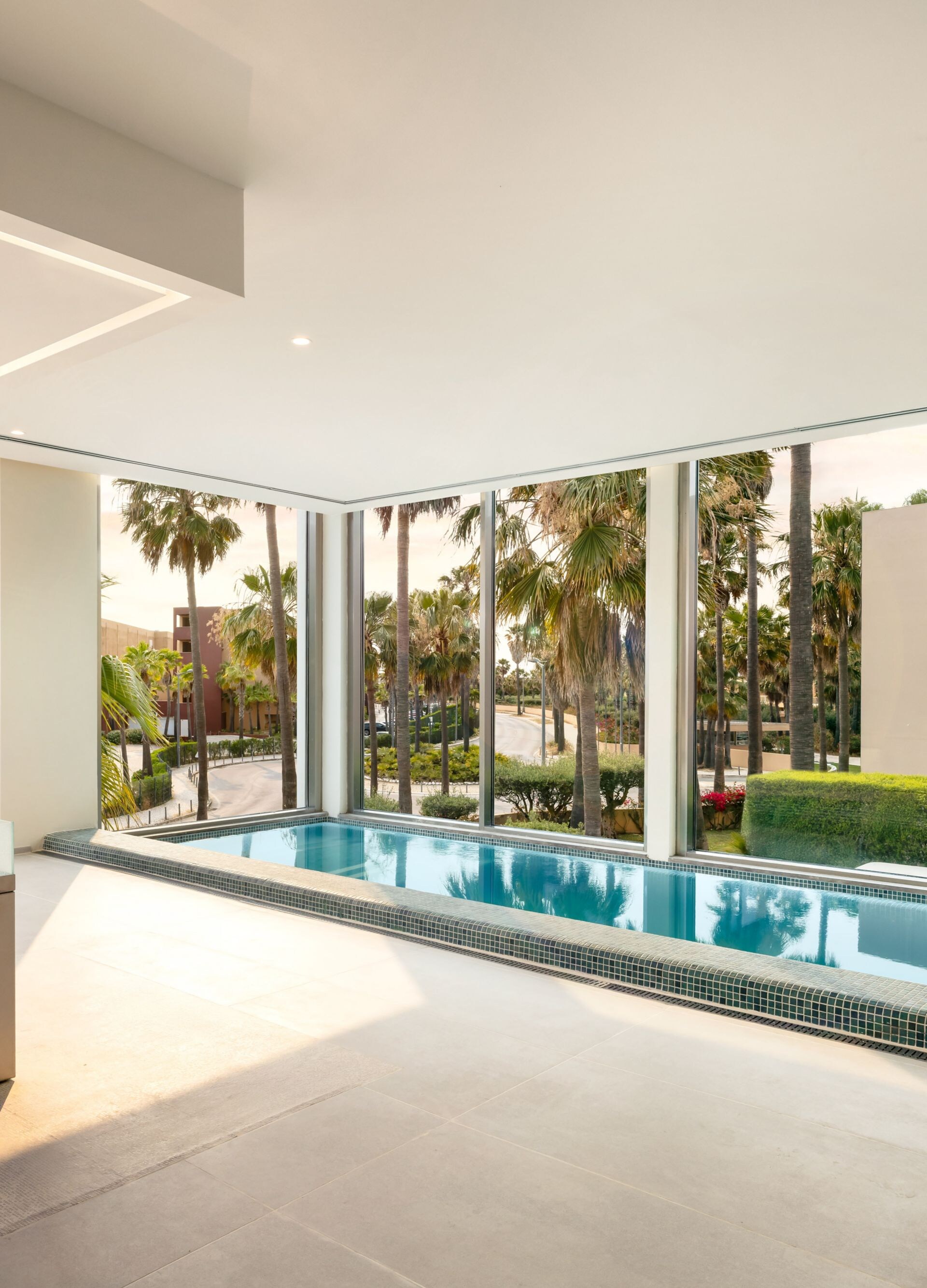 Indoor chromotherapy pool at The Westin Salgados B
