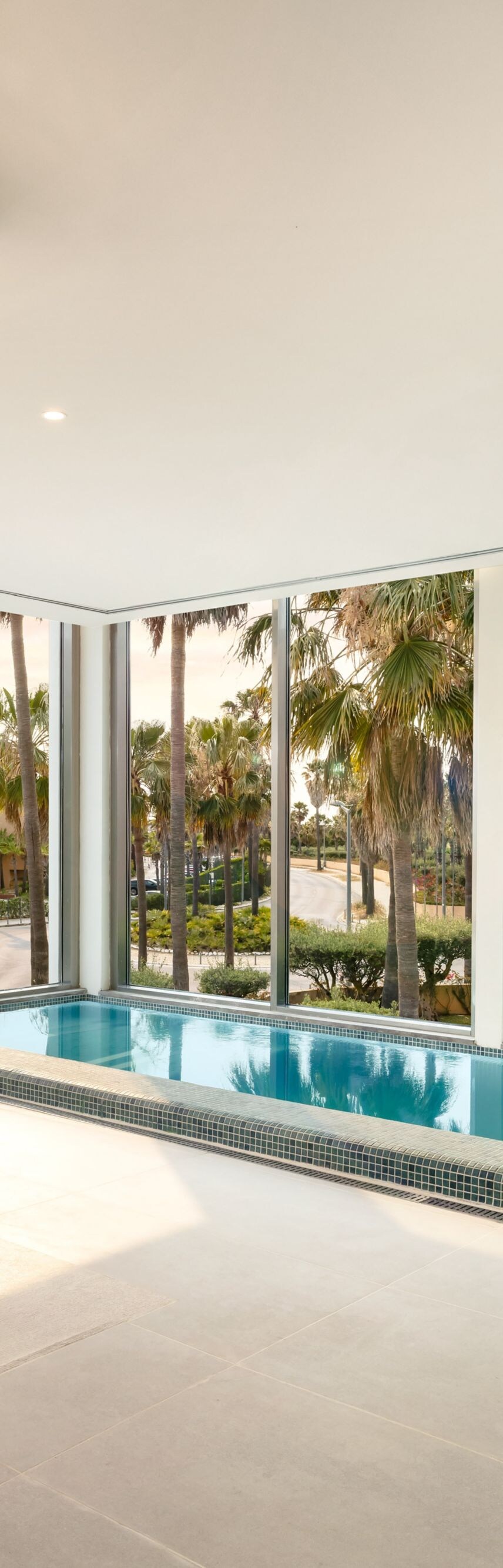 Indoor chromotherapy pool at The Westin Salgados B
