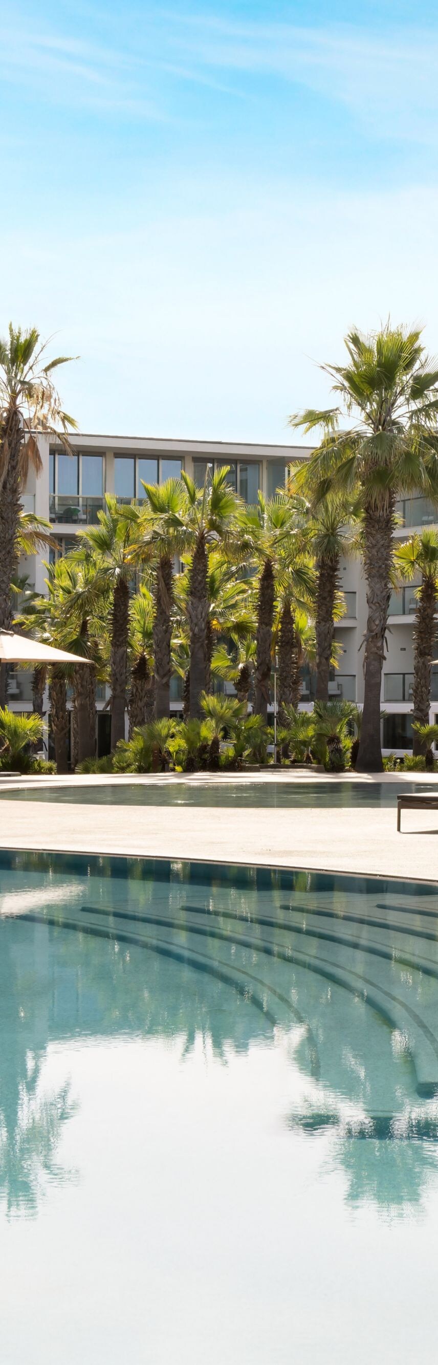 Palm-fringed outdoor swimming pool at The Westin S