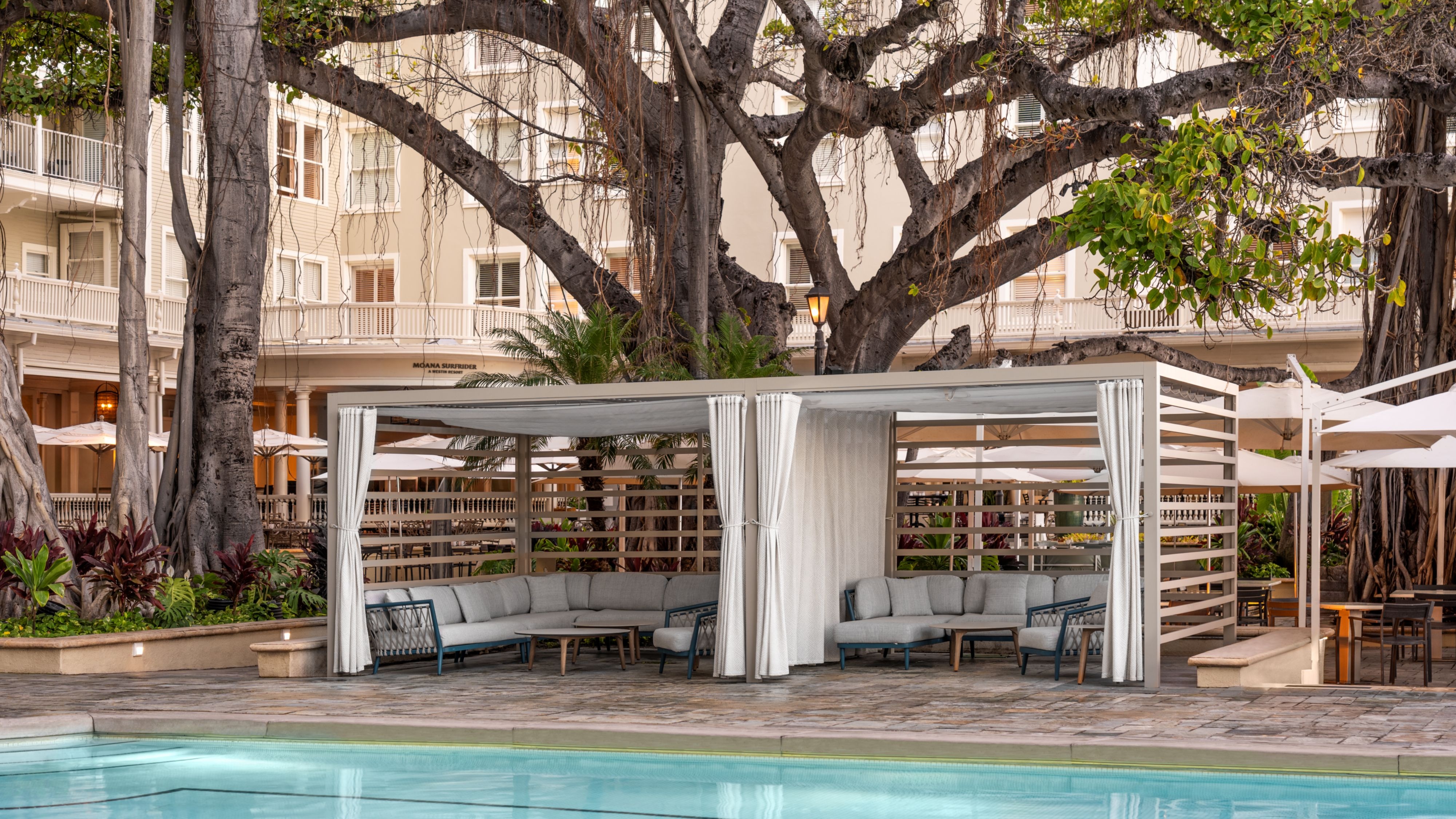 Cabanas and Beach Umbrellas
