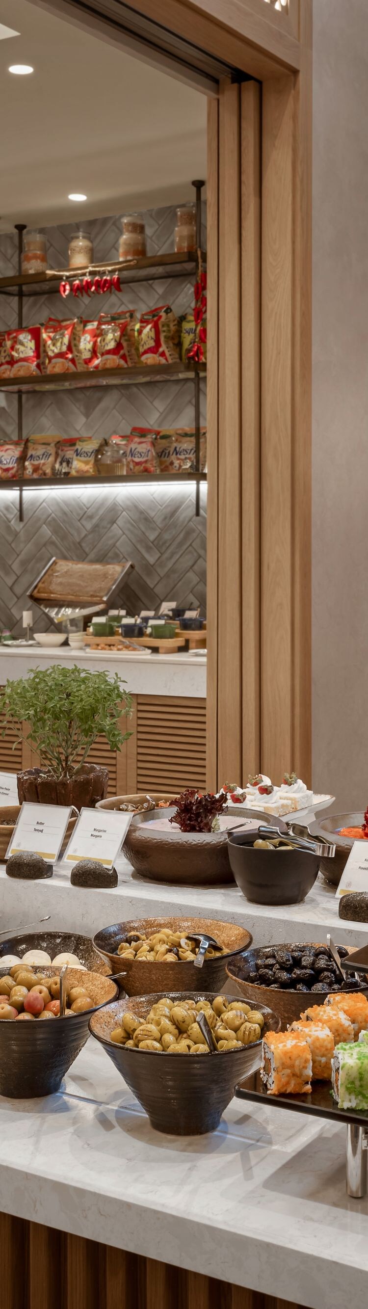 Breakfast buffet at Corte Verde Restaurant,
