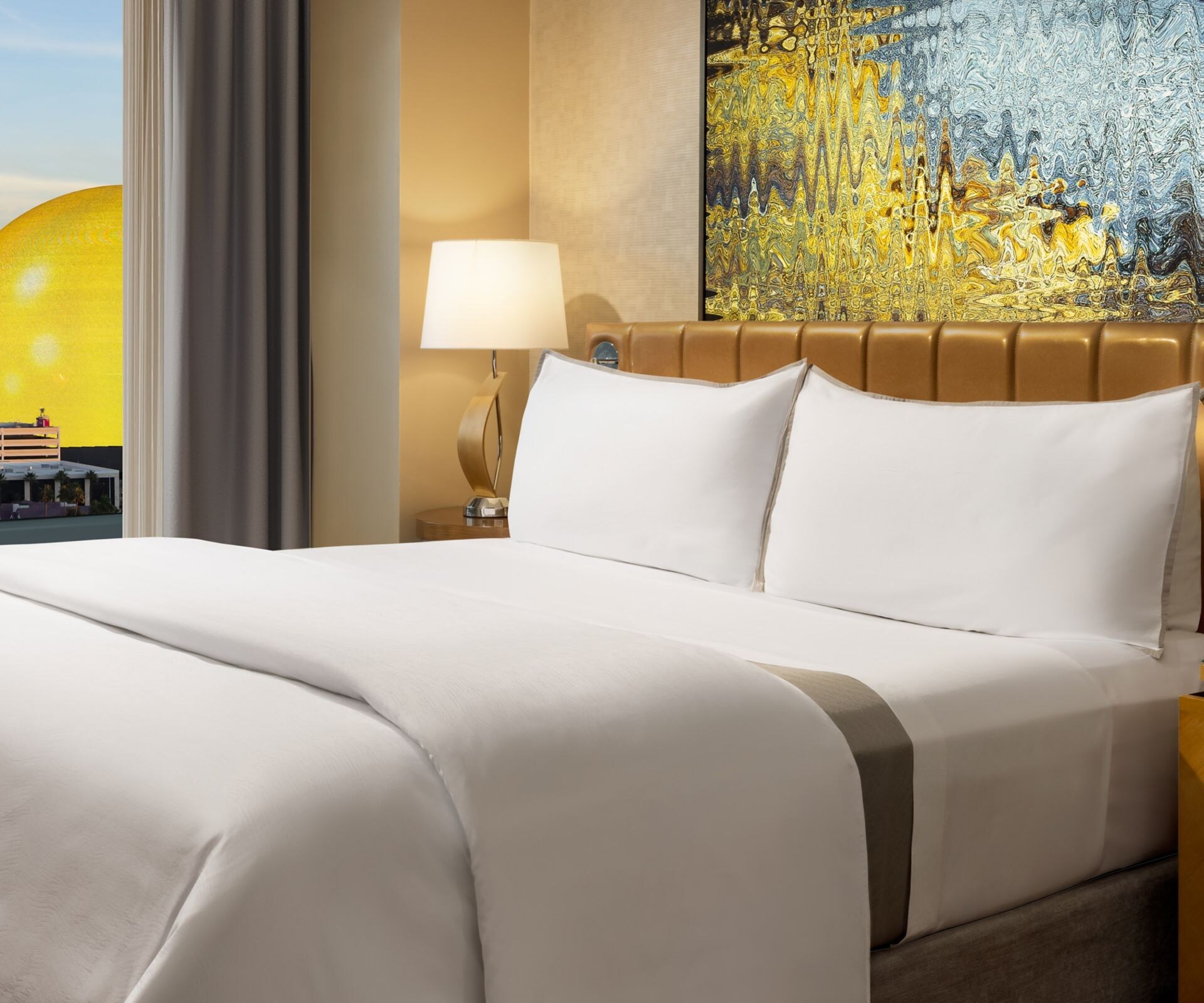 Photo of King Room at sunrise - sphere view