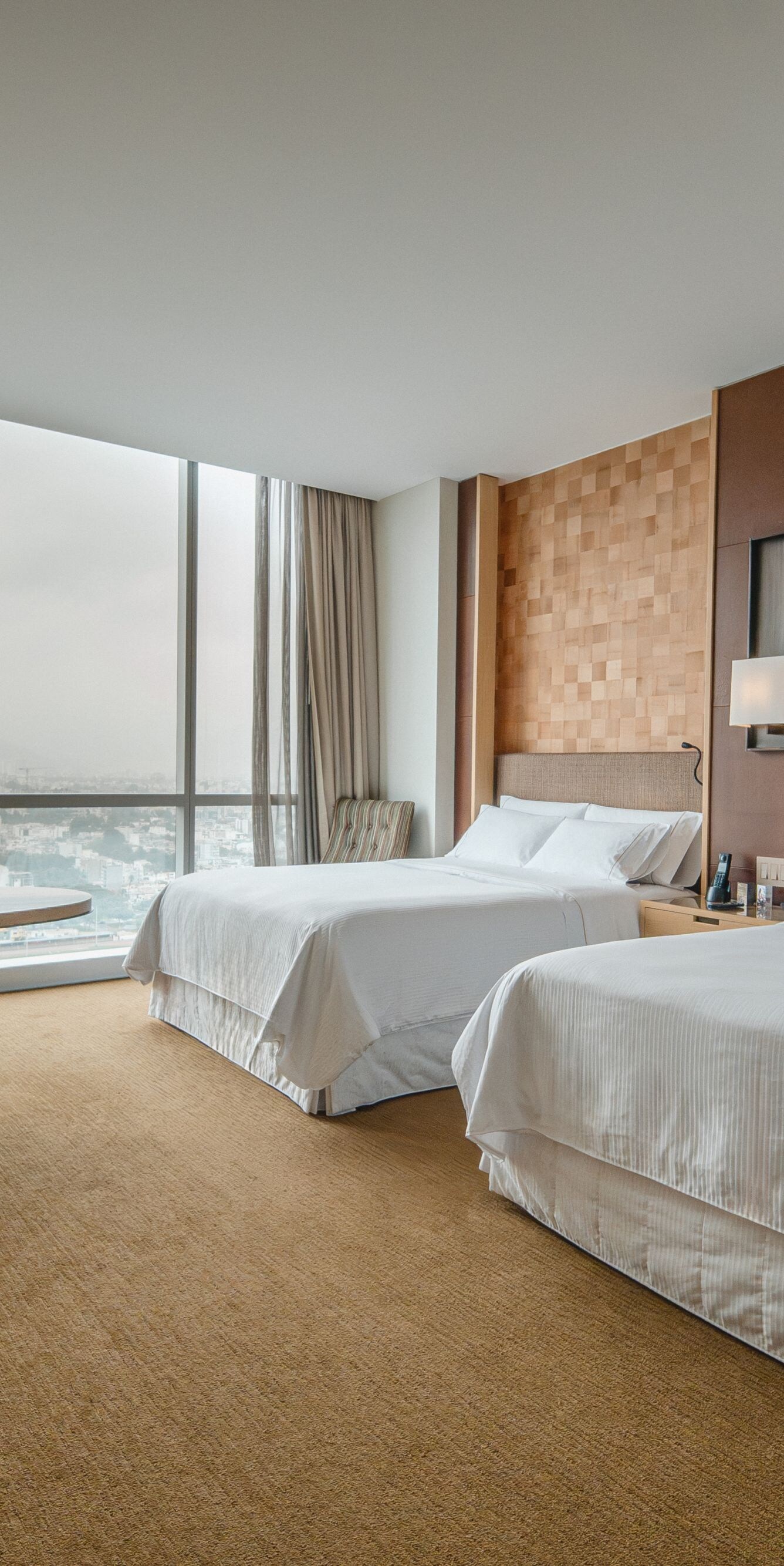 Guest room overlooking Lima