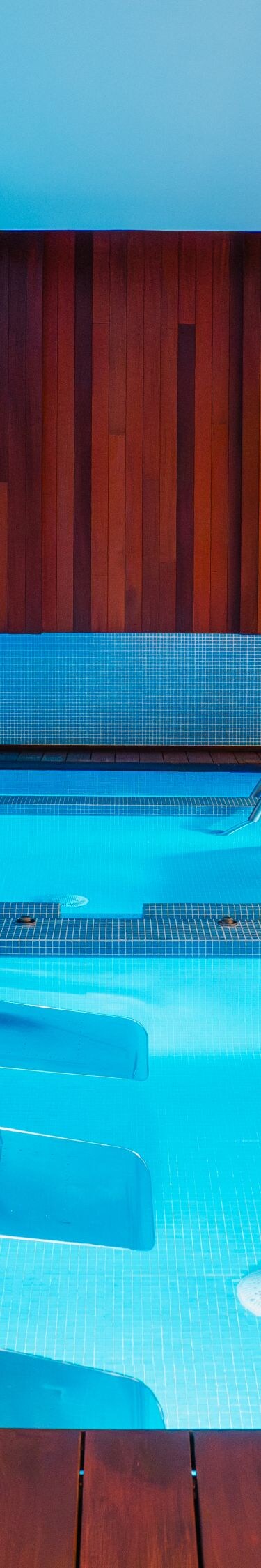 Hydrotherapy pool and relaxation area