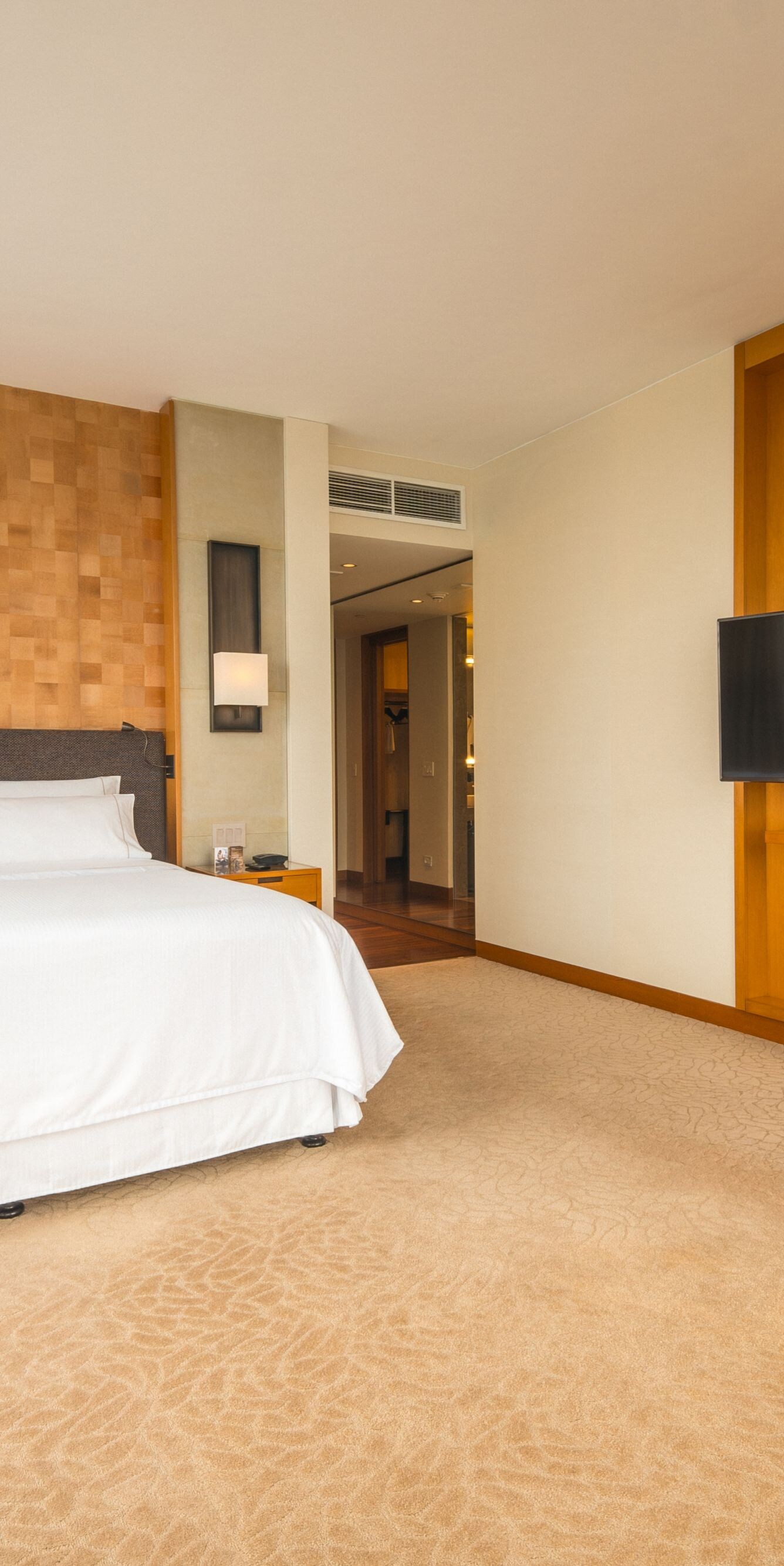 Guest room overlooking the city