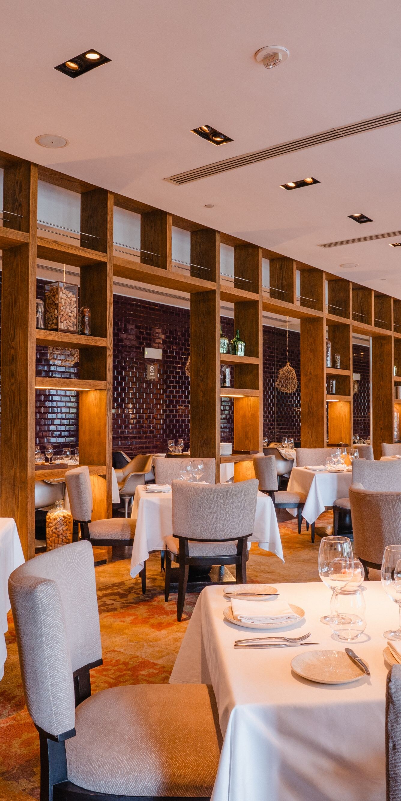 Restaurant dining area interior