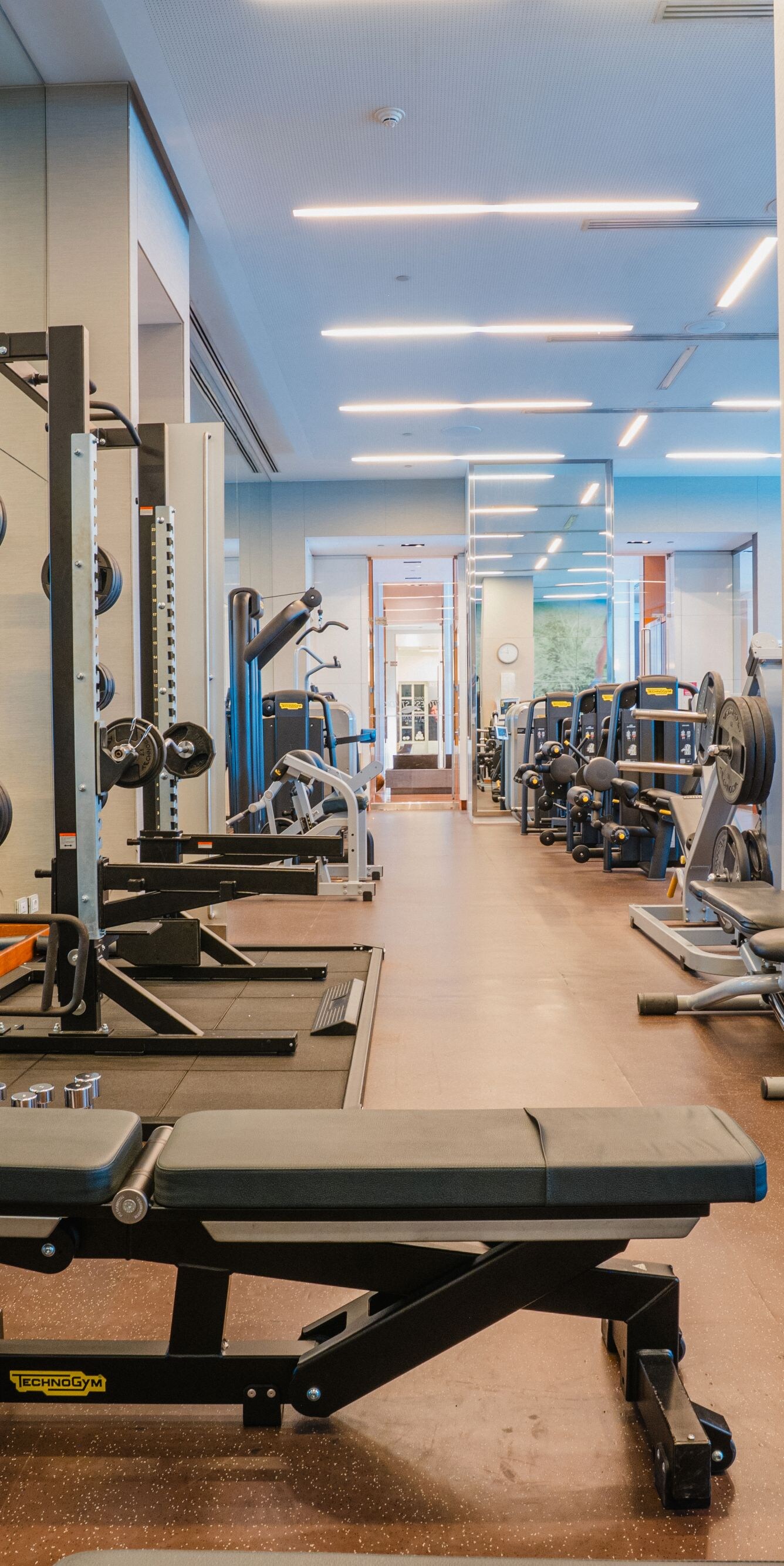 Hotel fitness center