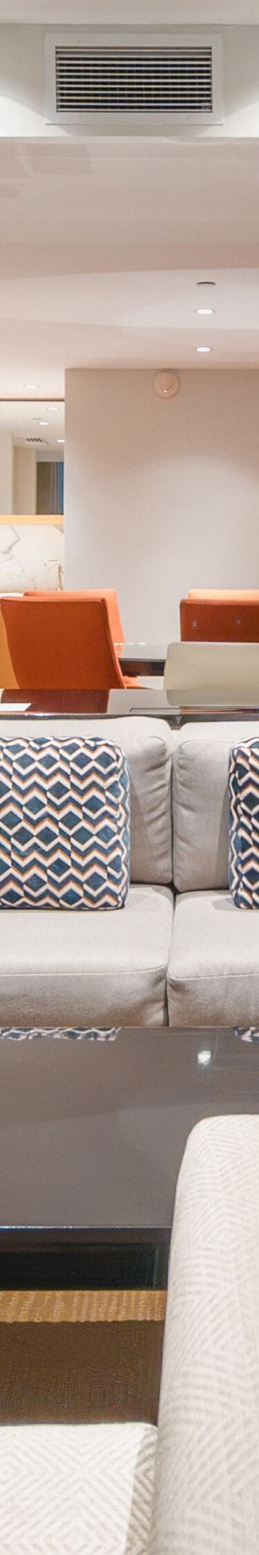 Spacious suite living room