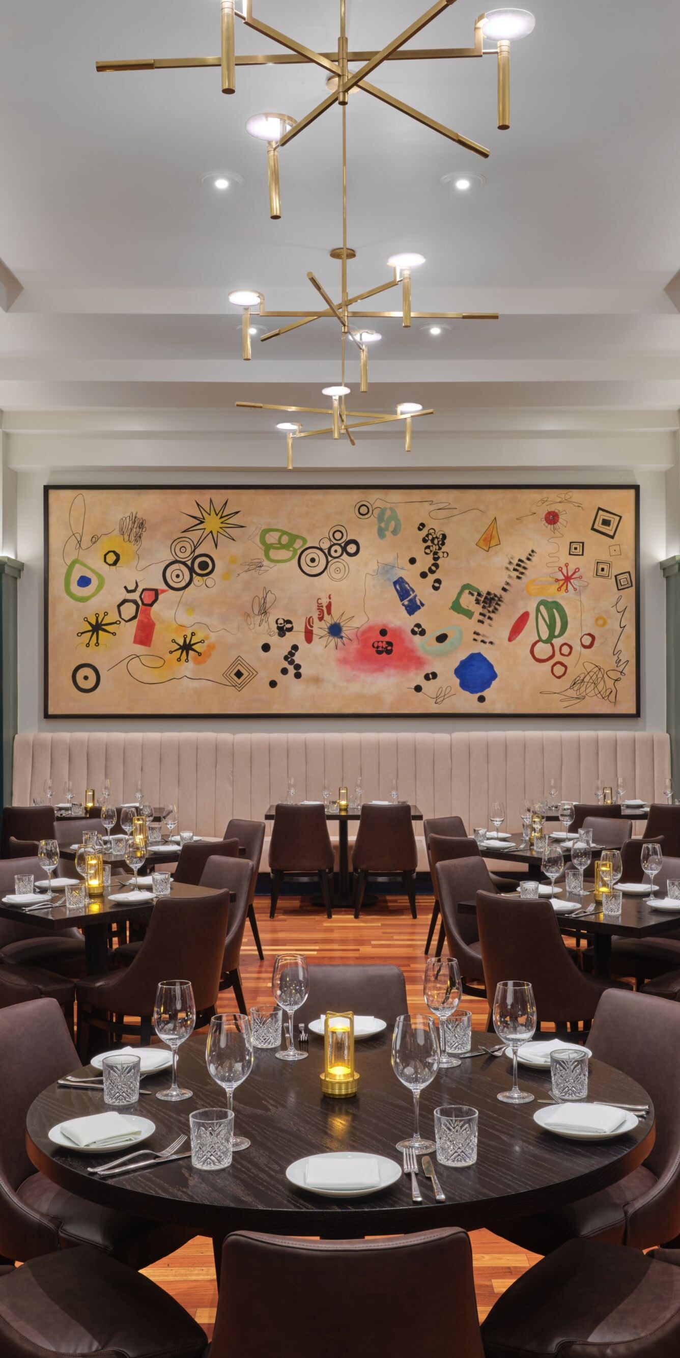 Tables in Burbon Steak