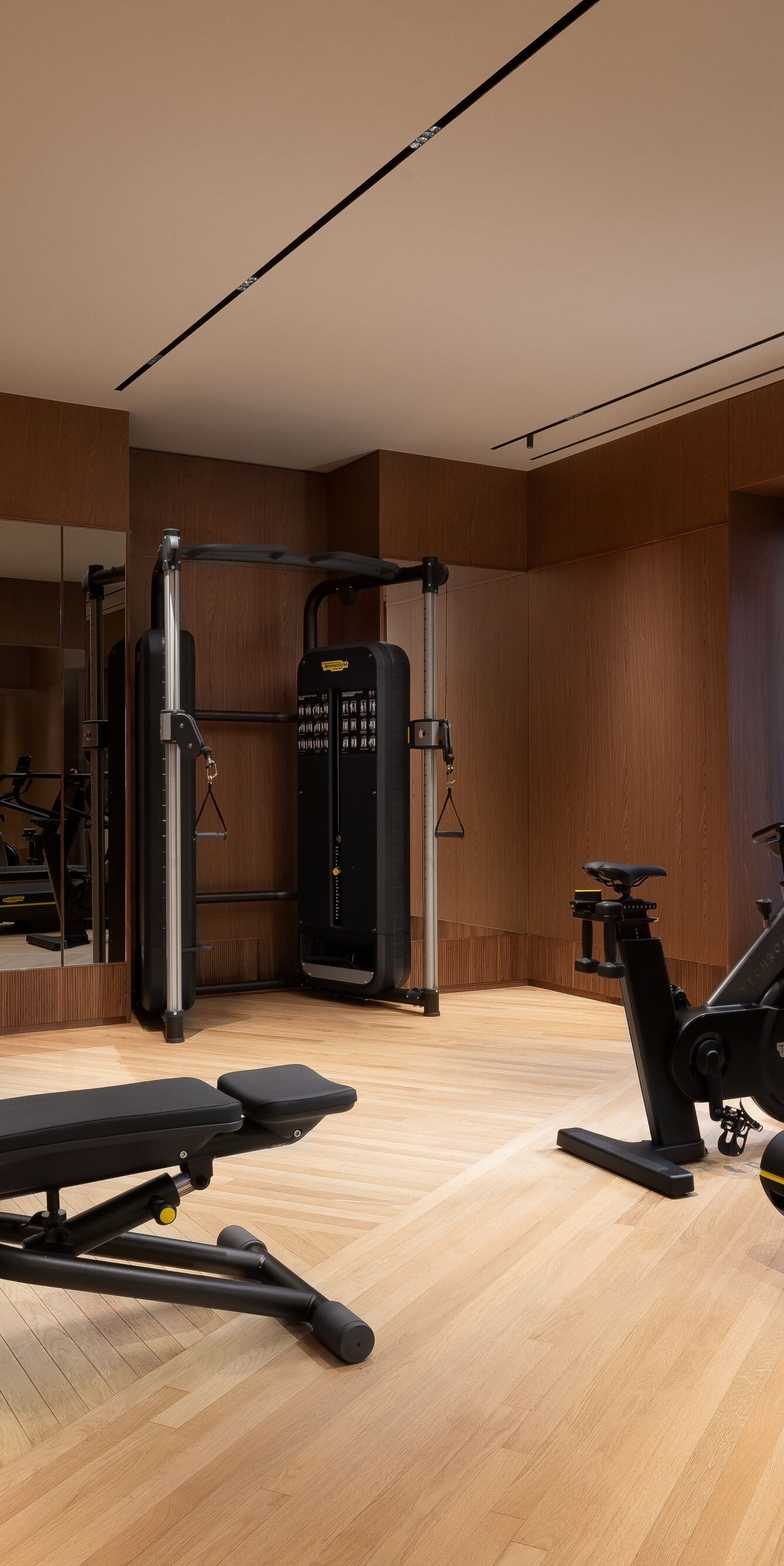 Sala fitness dell'hotel