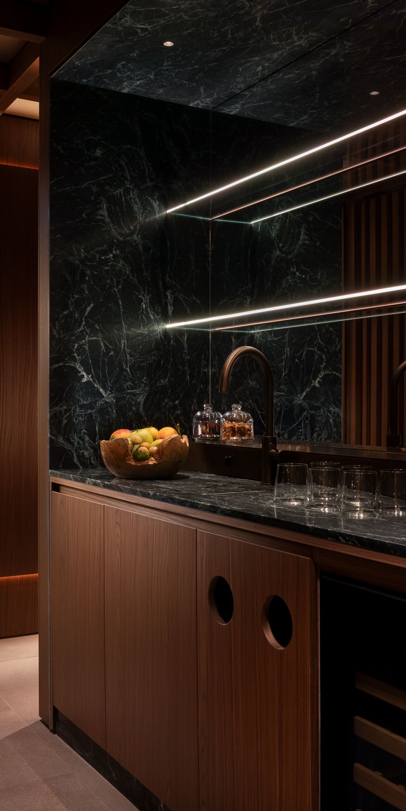 Elemento del bar della spa 