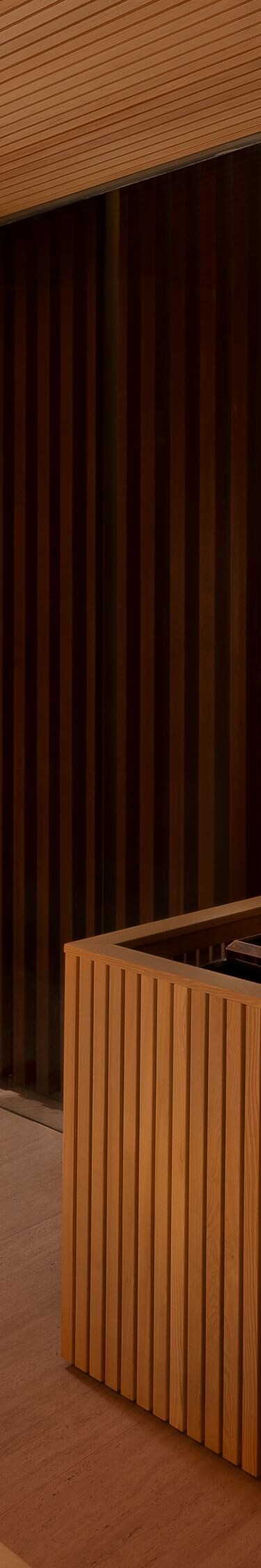 Sauna interamente in legno
