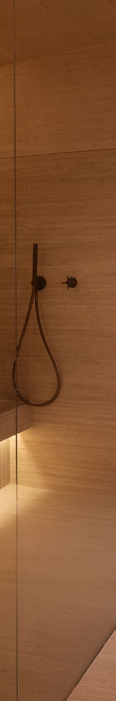 Porte in vetro del bagno turco della spa 