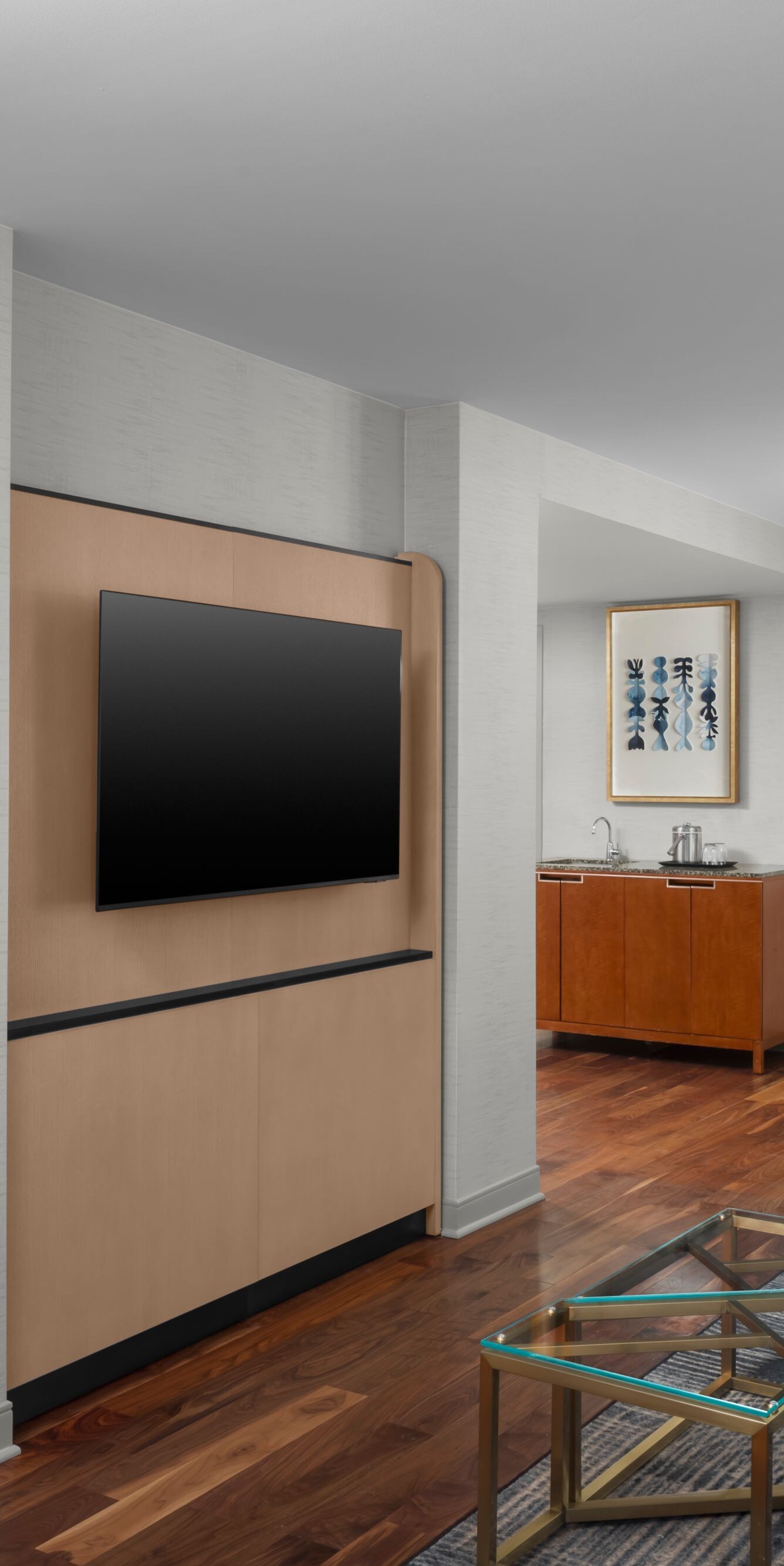 Suites with city views in downtown Minneapolis