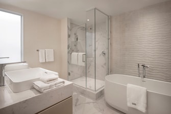 bathtub and shower