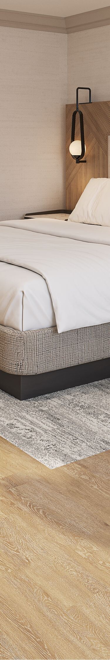 king bed with couch in guest room