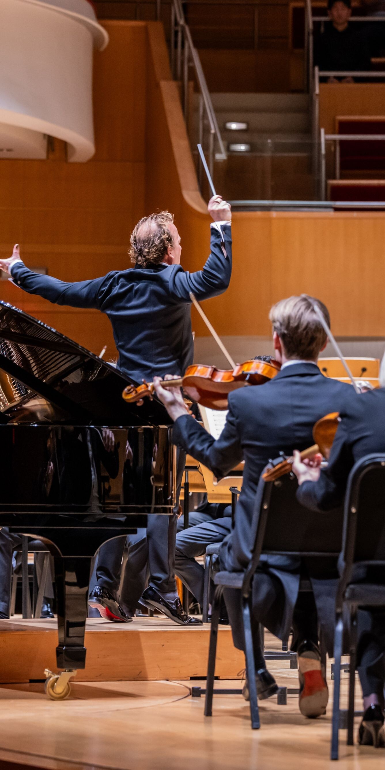orchestra on stage