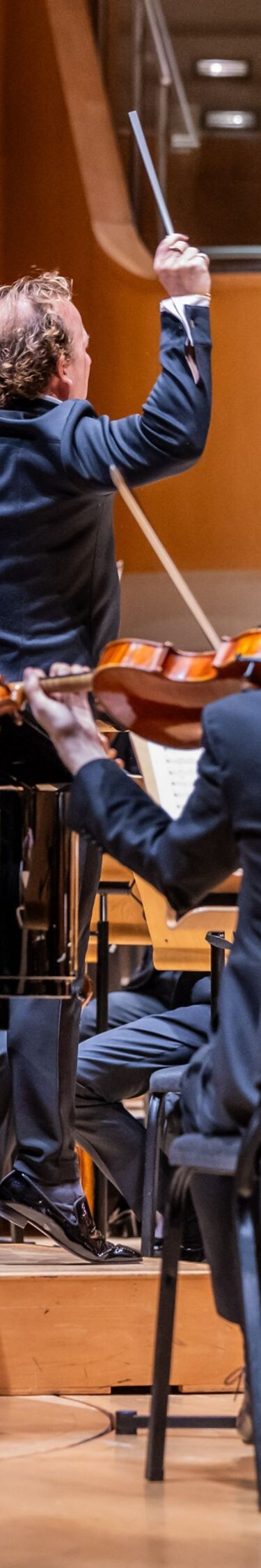 orchestra on stage